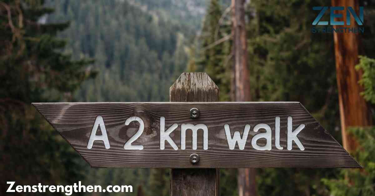 how long to walk 2km